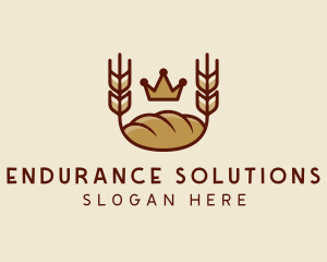 Wheat Bread Loaf  logo design