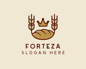 Wheat Bread Loaf  logo design