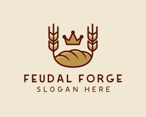 Wheat Bread Loaf  logo design