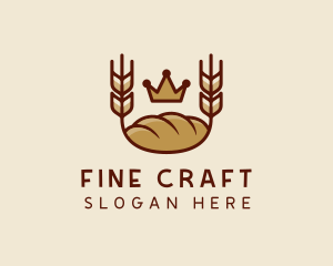 Wheat Bread Loaf  logo design