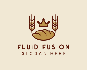 Wheat Bread Loaf  logo design