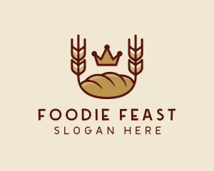 Wheat Bread Loaf  logo design