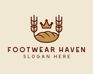 Wheat Bread Loaf  logo design