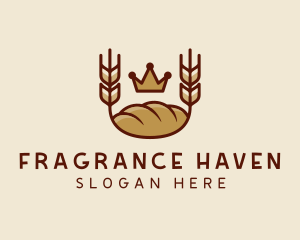 Wheat Bread Loaf  logo design