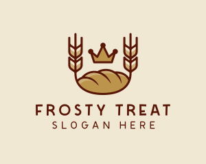 Wheat Bread Loaf  logo design