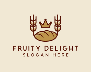 Wheat Bread Loaf  logo design