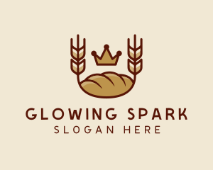 Wheat Bread Loaf  logo design