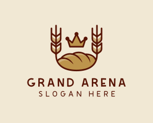 Wheat Bread Loaf  logo design