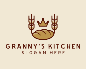 Wheat Bread Loaf  logo design