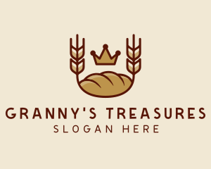 Wheat Bread Loaf  logo design