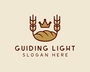 Wheat Bread Loaf  logo design