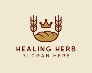 Wheat Bread Loaf  logo design