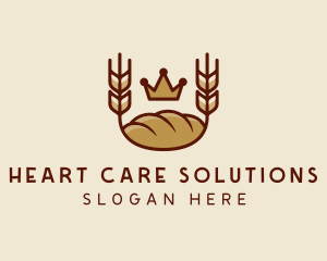 Wheat Bread Loaf  logo design