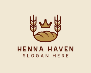 Wheat Bread Loaf  logo design