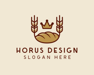 Wheat Bread Loaf  logo design