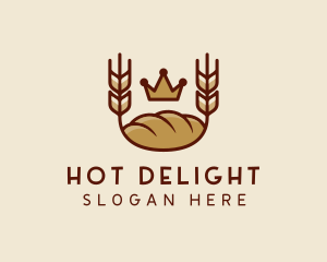 Wheat Bread Loaf  logo design