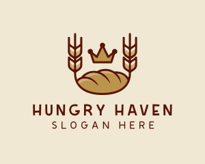 Wheat Bread Loaf  logo design