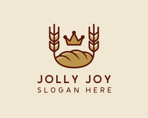 Wheat Bread Loaf  logo design