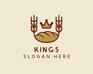 Wheat Bread Loaf  logo design