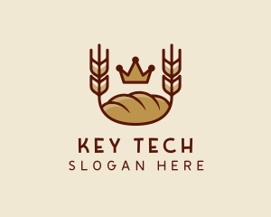 Wheat Bread Loaf  logo design