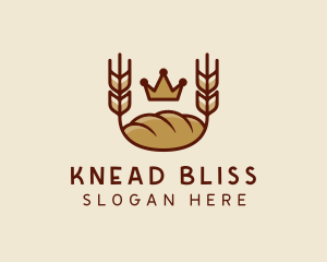 Wheat Bread Loaf  logo design