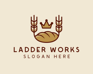 Wheat Bread Loaf  logo design