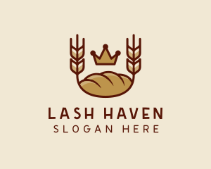 Wheat Bread Loaf  logo design