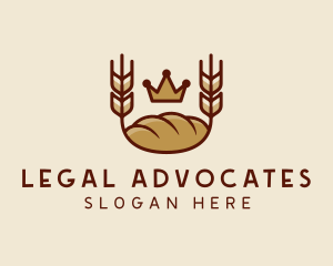 Wheat Bread Loaf  logo design