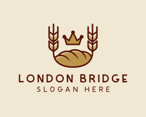 Wheat Bread Loaf  logo design