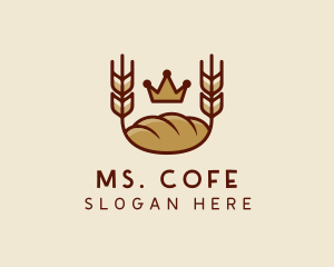 Wheat Bread Loaf  logo design