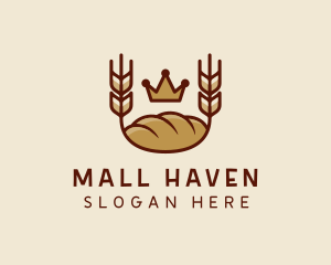 Wheat Bread Loaf  logo design