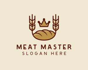 Wheat Bread Loaf  logo design