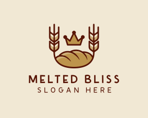 Wheat Bread Loaf  logo design