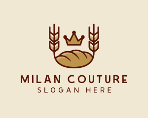 Wheat Bread Loaf  logo design