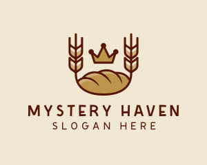 Wheat Bread Loaf  logo design