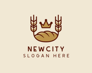 Wheat Bread Loaf  logo design