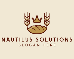 Wheat Bread Loaf  logo design