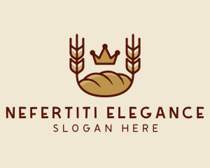 Wheat Bread Loaf  logo design