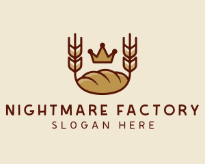 Wheat Bread Loaf  logo design