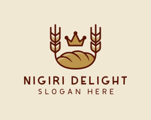 Wheat Bread Loaf  logo design