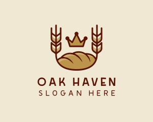 Wheat Bread Loaf  logo design