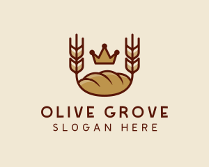 Wheat Bread Loaf  logo design