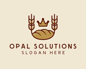 Wheat Bread Loaf  logo design