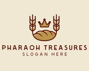 Wheat Bread Loaf  logo design