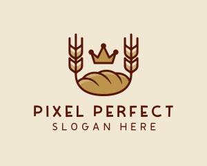 Wheat Bread Loaf  logo design