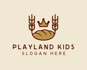 Wheat Bread Loaf  logo design