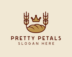 Wheat Bread Loaf  logo design