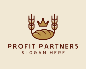 Wheat Bread Loaf  logo design