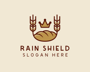 Wheat Bread Loaf  logo design