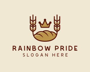 Wheat Bread Loaf  logo design